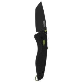 SOG Aegis AT Tanto 3.13" Folding Pocket Knife – Black & Moss Tactical EDC Knife for Survival & Bushcraft