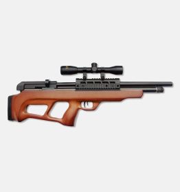 Beeman Commodore .177 Caliber PCP Air Rifle — Hardwood Ambidextrous Thumbhole Stock & 4x32mm Scope