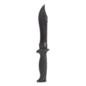 SOG Pinnacle Bowie 7.5" Fixed Blade Knife – Tactical Bowie Survival Knife for Bushcraft, Camping & Emergency Preparedness