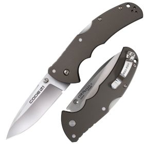 Cold Steel Code 4 Spear Point Folding Knife 3-1/2" S35VN Satin Plain Blade Aluminum Handles