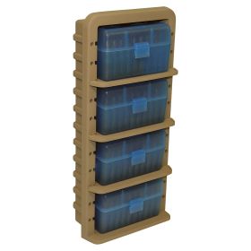 MTM Ammo Rack with 4 RS5024 Ammo Boxes – Stackable Storage System