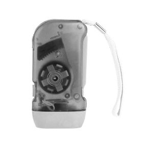 3 LED Hand-Crank Flashlight – Dynamo Wind-Up Torch Light for Camping, Outdoor & Emergency Use