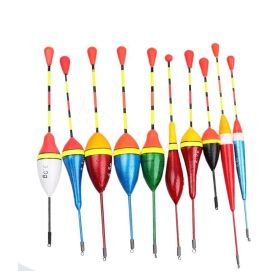 10pcs Mixed Size Fishing Floats Set – Buoy Bobbers with Light Stick for Freshwater & Saltwater Fishing