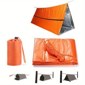 Outdoor Waterproof Emergency Tube Tent Shelter – Compact Survival Tent for Two People