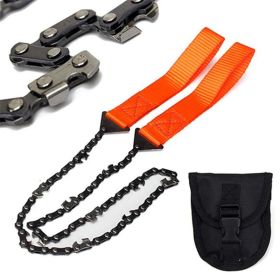 Portable Survival Chain Saw – Pocket-Sized Hand Wire Saw for Camping, Hiking & Outdoor Use