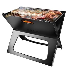 Portable Foldable Charcoal BBQ Grill – Compact Outdoor Camping & Garden Travel Grill