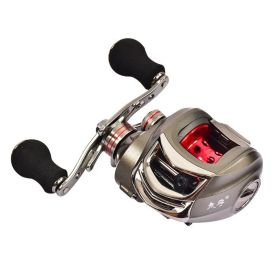 Metal Baitcasting Reel with Magnetic Brake – Right Hand Wheel, 10+1 Ball Bearings for Smooth Casting