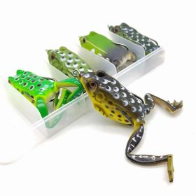 5-Piece Frog Fishing Lures Kit – Soft Bionic Lures for Freshwater Fishing