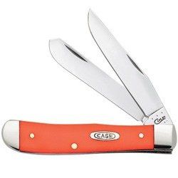 Case Orange Synthetic Trapper Knife – Classic Folding Hunting & Outdoor Blade