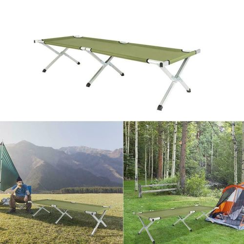 Folding Camping Cot with Carry Bag – Portable Outdoor Travel Sleeping Bed for Hiking & Camping