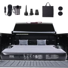 VEVOR Truck Bed Air Mattress – Inflatable Camping Bed for 5.5-5.8 ft Full-Size Short Truck Beds with 12V Air Pump & 2 Pillows