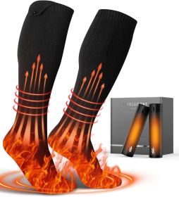 Wavmill Rechargeable Heated Set – Heated Socks & Hand Warmers for Men, 2 Packs with 12000mAh Battery