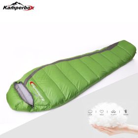 Kamperbox Winter Down Sleeping Bag – Lightweight, Warm Camping Sleeping Bag for Cold Weather