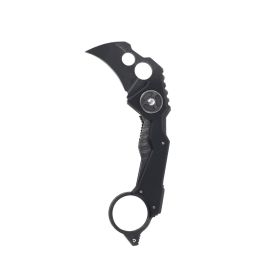 Graze Folding Karambit Knife – Aluminum Alloy Steel Blade with G10 Handle and Waist Clip