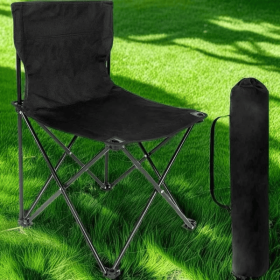 Collapsible Anti-Slip Padded Oxford Cloth Stool For Camping (Option: 18x18x28inch)