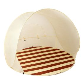 1 Piece Of Automatic Instant Pop-up Sunshade, Portable Camping Tent, Non Waterproof, UV Resistant, Easy To Close System (Color: Beige)