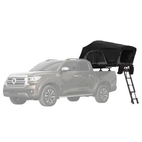 ILANDER Lite Cruiser Roof Top Tent 120cm, Entry level Overland Aluminium Fold Out Style Car Roof Tent for Sedan Van SUV Truck Camping Waterproof (Color: AS PIC)