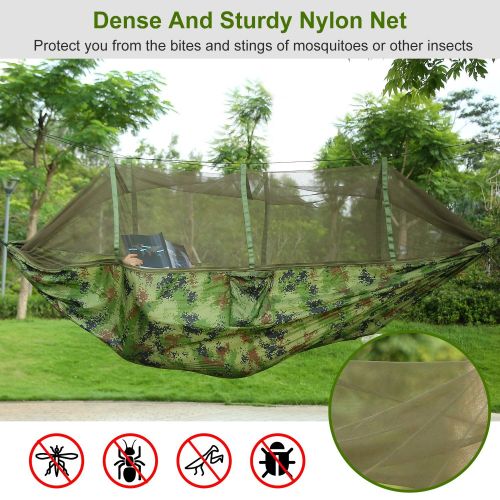 Camping Hammock, Portable Double Hammock With Net Camping Hammock, Portable Double Hammock With Net